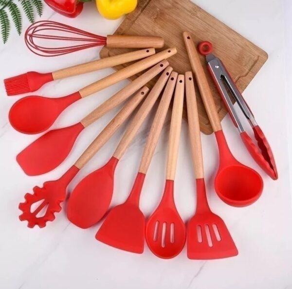 Kit de Utensílios de Cozinha em Slicone - Image 3